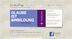 Desktop Screenshot of die-nachfolger.de